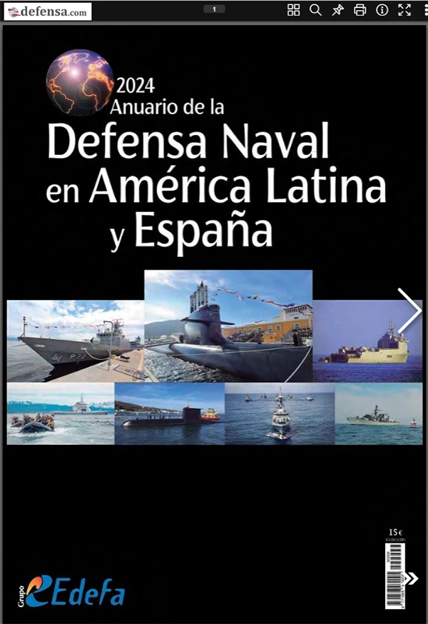 Edicin digital del Anuario de la Defensa Naval en Amrica Latina y Espaa 2024